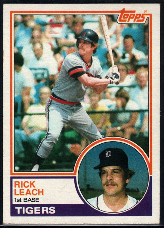 1983 Topps #147 Rick Leach VG Detroit Tigers 