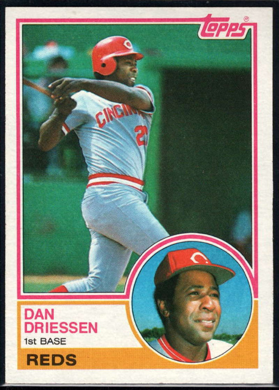 1983 Topps #165 Dan Driessen VG Cincinnati Reds 