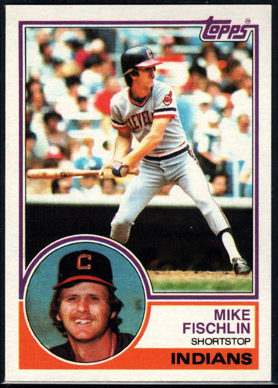 1983 Topps #182 Mike Fischlin VG Cleveland Indians 