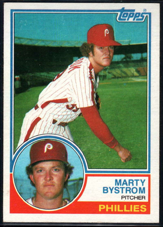 1983 Topps #199 Marty Bystrom VG Philadelphia Phillies 