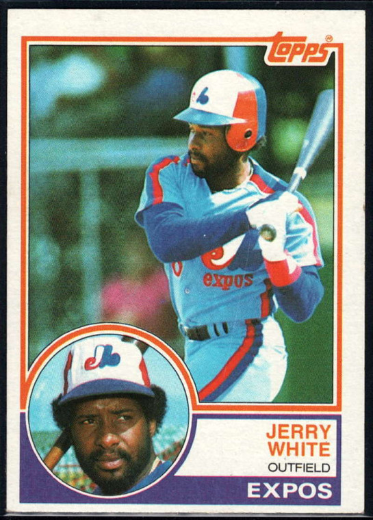1983 Topps #214 Jerry White VG Montreal Expos 
