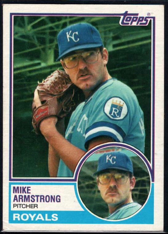 1983 Topps #219 Mike Armstrong VG Kansas City Royals 