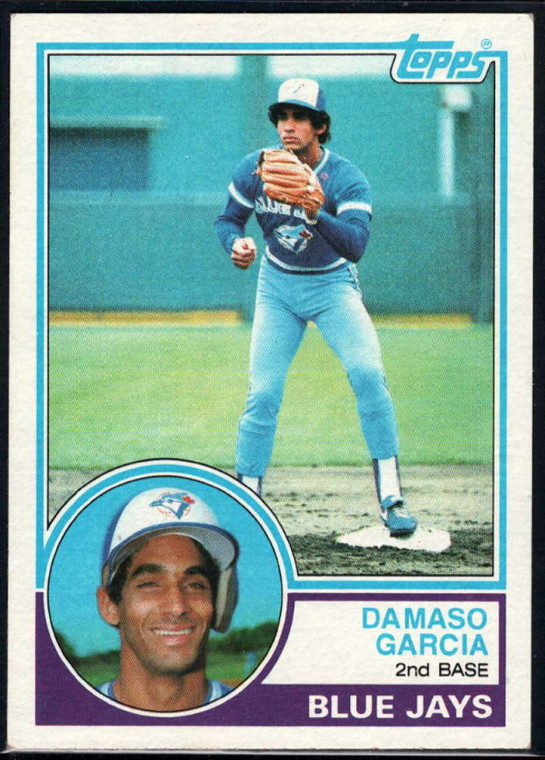 1983 Topps #222 Damaso Garcia VG Toronto Blue Jays 