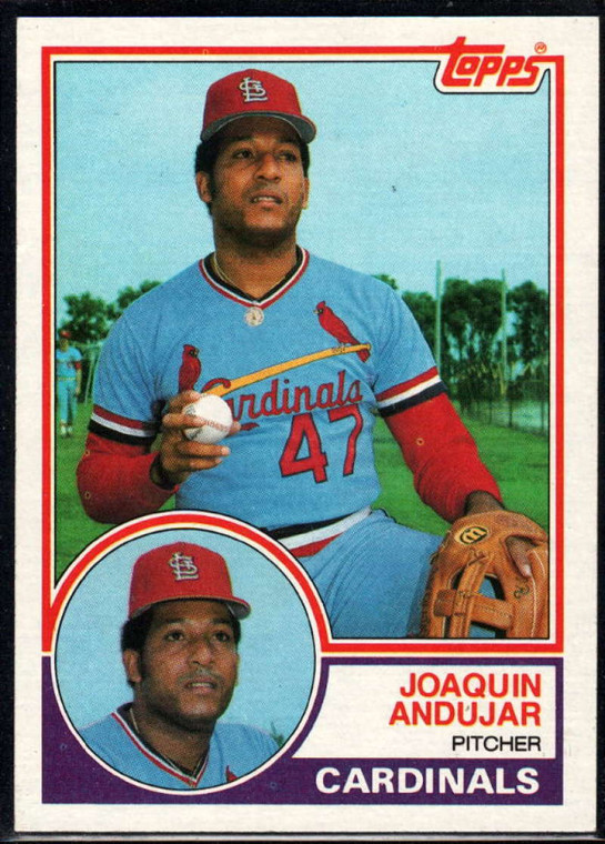 1983 Topps #228 Joaquin Andujar VG St. Louis Cardinals 