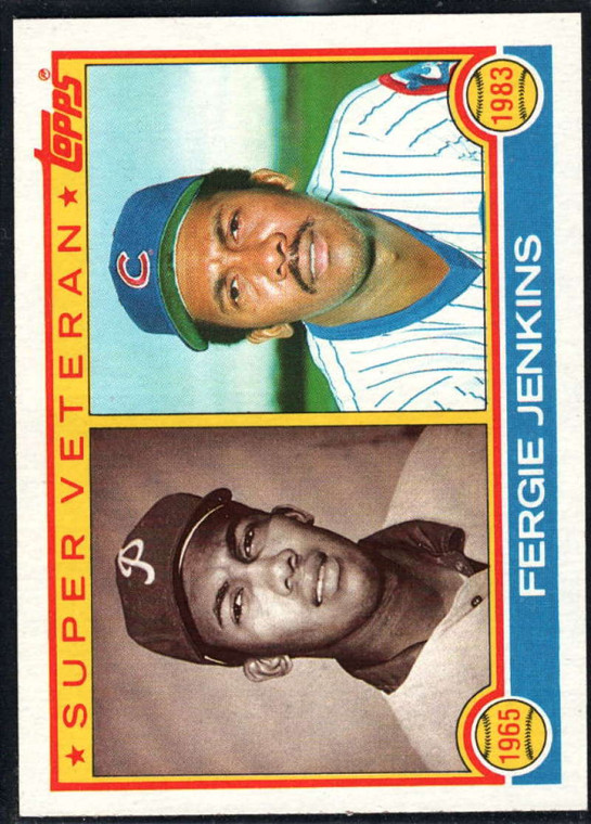 1983 Topps #231 Fergie Jenkins SV VG Philadelphia Phillies/Chicago Cubs 