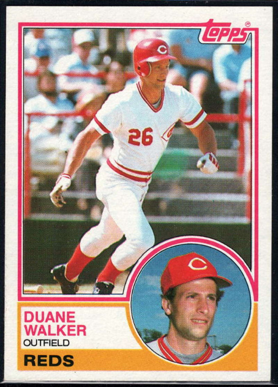 1983 Topps #243 Duane Walker VG Cincinnati Reds 