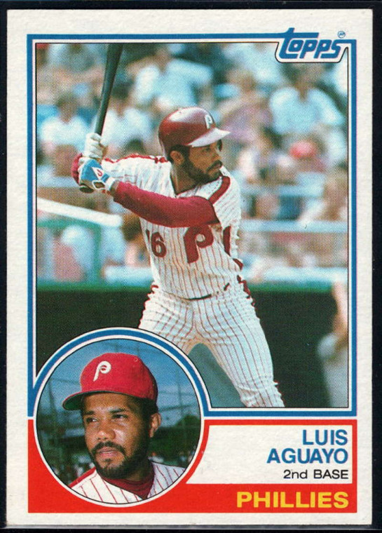1983 Topps #252 Luis Aguayo VG Philadelphia Phillies 