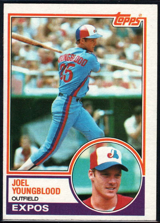1983 Topps #265 Joel Youngblood VG Montreal Expos 