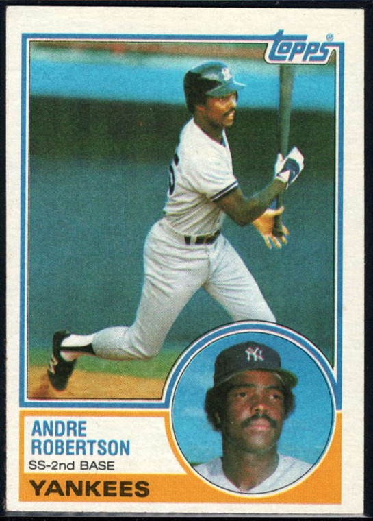 1983 Topps #281 Andre Robertson VG New York Yankees 