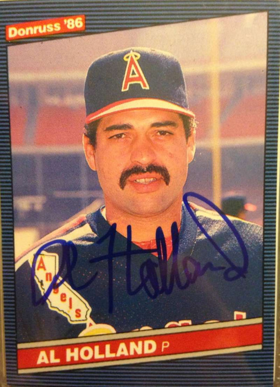 Al Holland Autographed 1986 Donruss #573