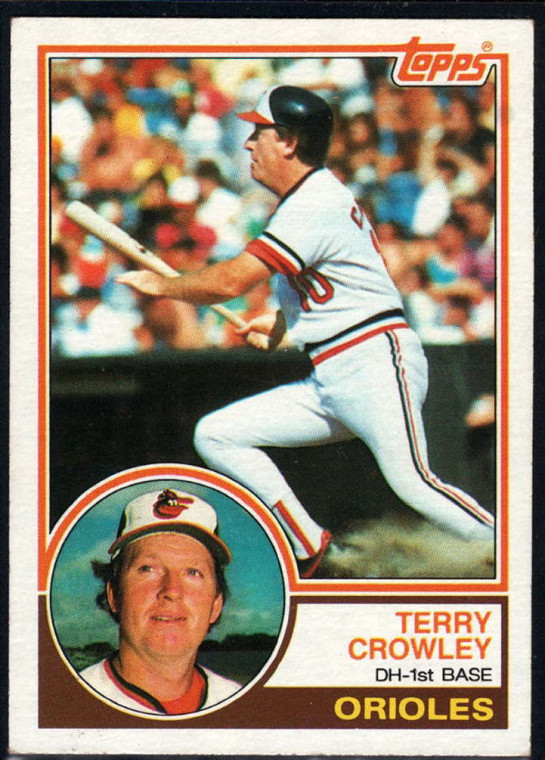 1983 Topps #372 Terry Crowley VG Baltimore Orioles 