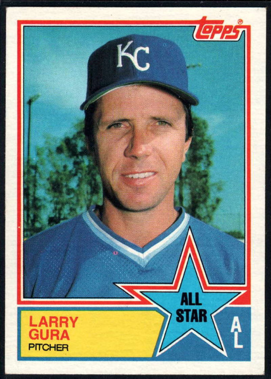 1983 Topps #395 Larry Gura AS VG Kansas City Royals 