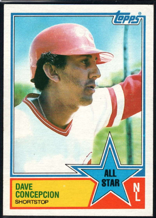 1983 Topps #400 Dave Concepcion AS VG Cincinnati Reds 