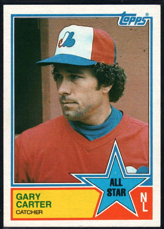 1983 Topps #404 Gary Carter AS VG Montreal Expos 
