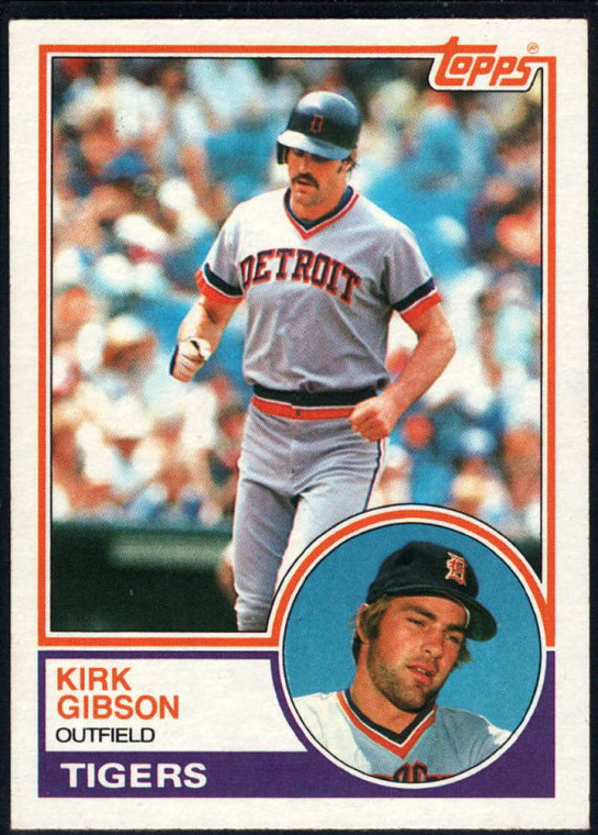 SOLD 16369 1983 Topps #430 Kirk Gibson VG Detroit Tigers 