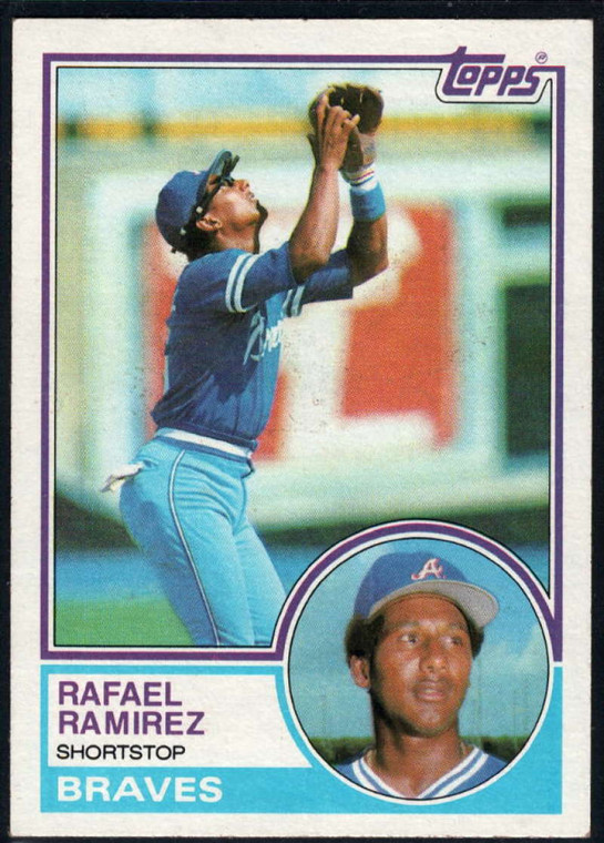 1983 Topps #439 Rafael Ramirez VG Atlanta Braves 