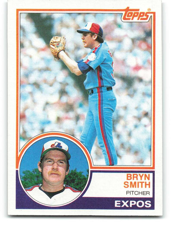 1983 Topps #447 Bryn Smith VG Montreal Expos 