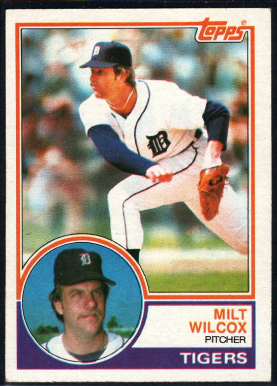 1983 Topps #457 Milt Wilcox VG Detroit Tigers 