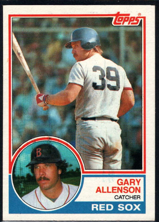 1983 Topps #472 Gary Allenson VG Boston Red Sox 