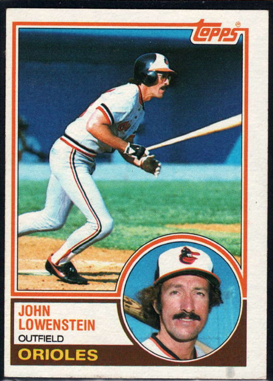 1983 Topps #473 John Lowenstein VG Baltimore Orioles 