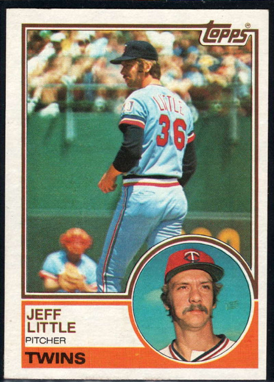1983 Topps #499 Jeff Little VG RC Rookie Minnesota Twins 