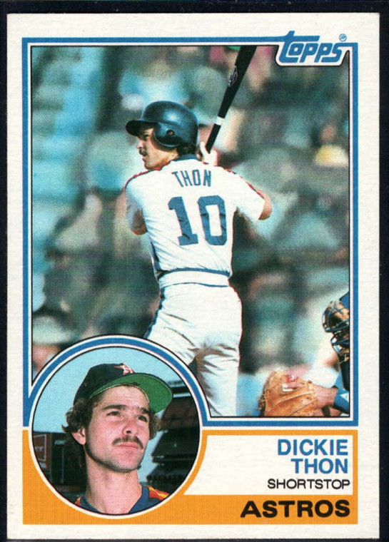 1983 Topps #558 Dickie Thon VG Houston Astros 