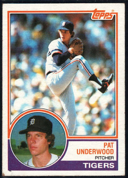 1983 Topps #588 Pat Underwood VG Detroit Tigers 