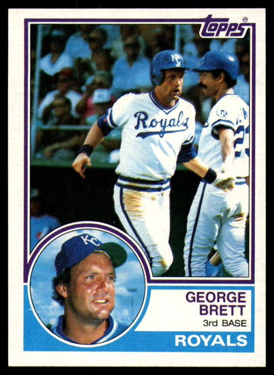 SOLD 16539 1983 Topps #600 George Brett VG Kansas City Royals 