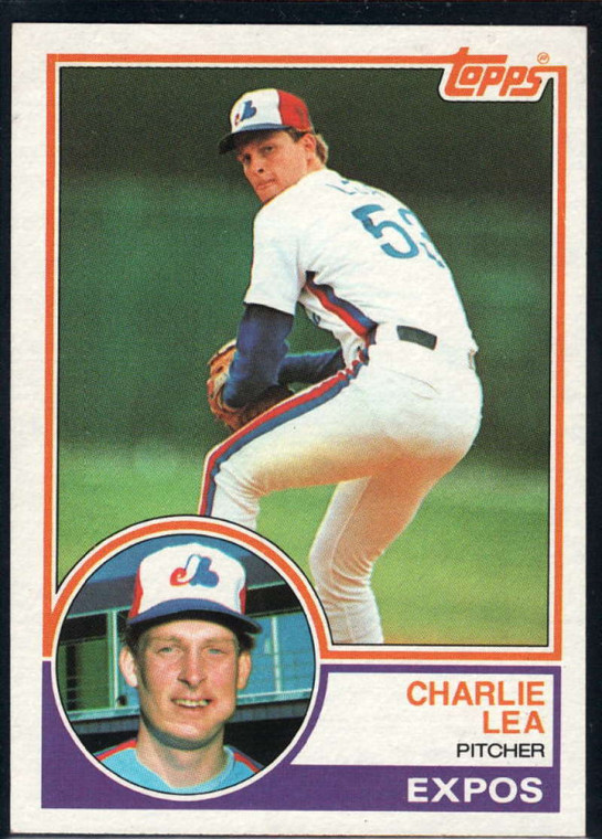1983 Topps #629 Charlie Lea VG Montreal Expos 