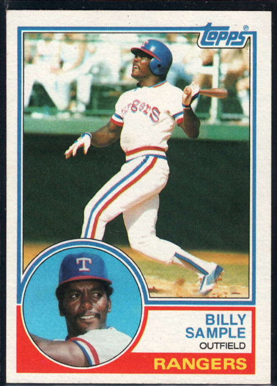 1983 Topps #641 Billy Sample VG Texas Rangers 