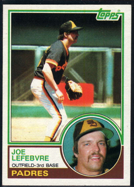 1983 Topps #644 Joe Lefebvre VG San Diego Padres 