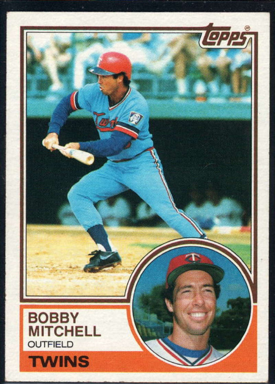 1983 Topps #647 Bobby Mitchell VG Minnesota Twins 