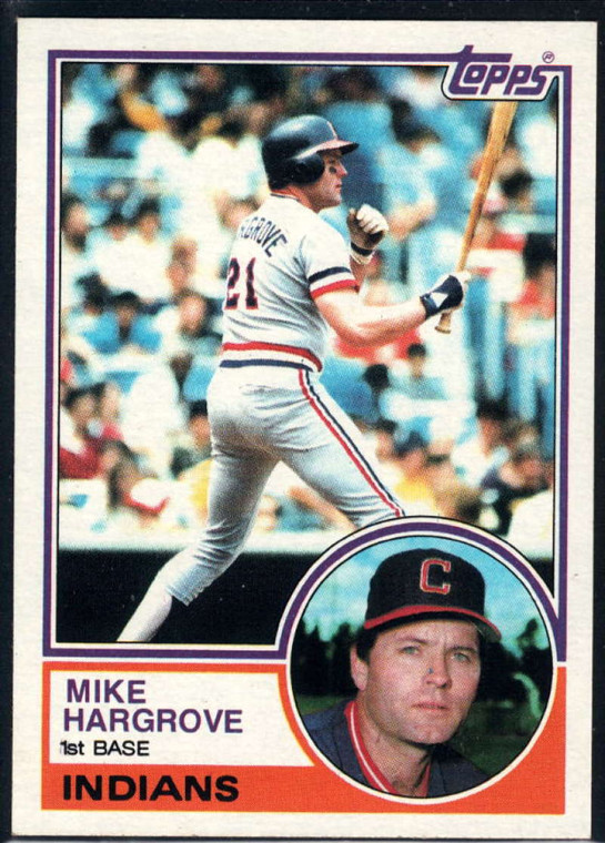 1983 Topps #660 Mike Hargrove VG Cleveland Indians 