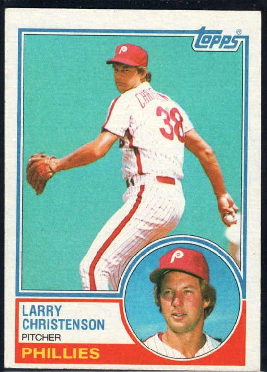 1983 Topps #668 Larry Christenson VG Philadelphia Phillies 