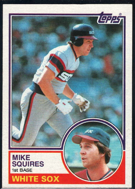 1983 Topps #669 Mike Squires VG Chicago White Sox 