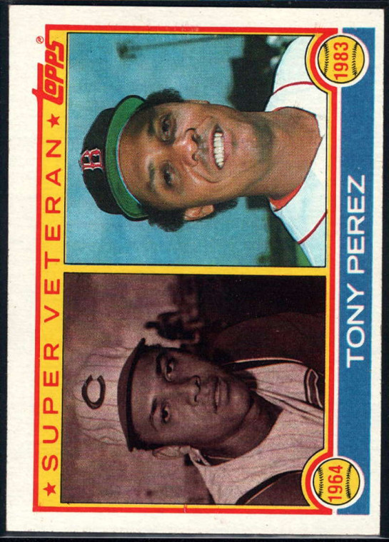 1983 Topps #716 Tony Perez SV VG Cincinnati Reds/Boston Red Sox 