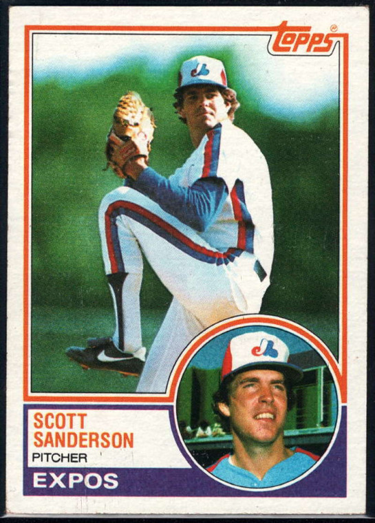 1983 Topps #717 Scott Sanderson VG Montreal Expos 