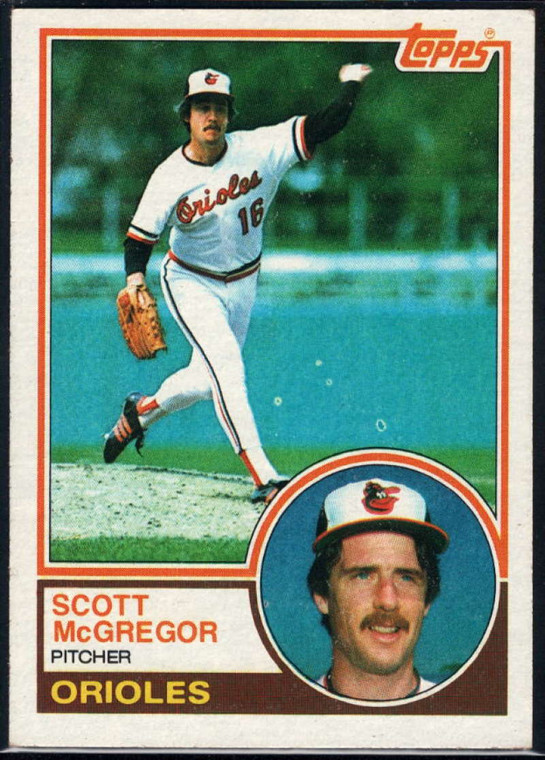 1983 Topps #745 Scott McGregor VG Baltimore Orioles 