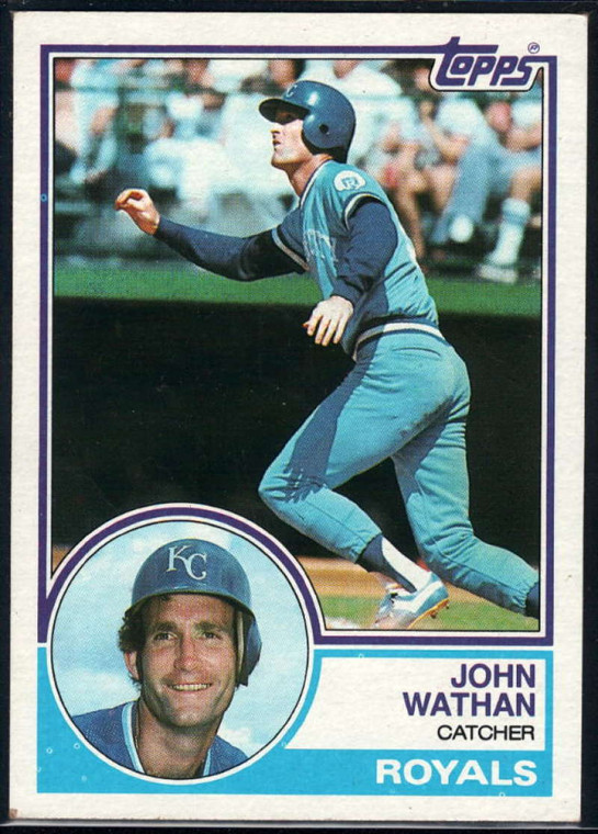 1983 Topps #746 John Wathan VG Kansas City Royals 
