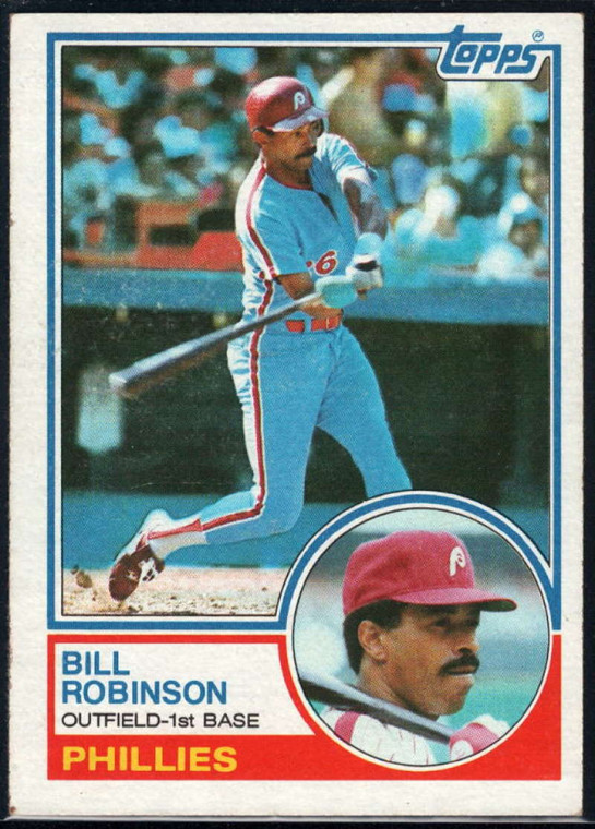 1983 Topps #754 Bill Robinson VG Philadelphia Phillies 