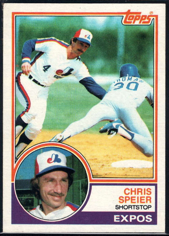 1983 Topps #768 Chris Speier VG Montreal Expos 