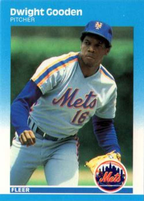 1987 Fleer #9 Dwight Gooden NM New York Mets 