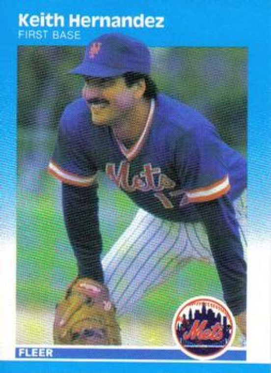 1987 Fleer #12 Keith Hernandez NM New York Mets 