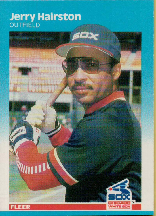 1987 Fleer #498 Jerry Hairston NM Chicago White Sox 