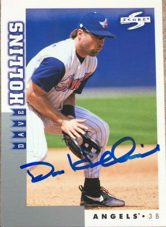 Dave Hollins Autographed 1998 Score Rookie & Traded #RT113