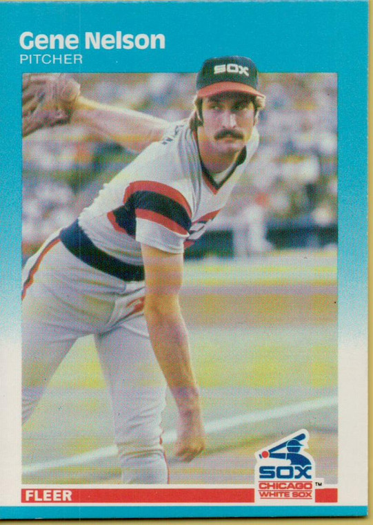 1987 Fleer #504 Gene Nelson NM Chicago White Sox 