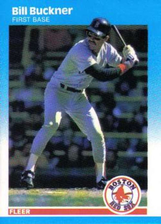 1987 Fleer #31 Bill Buckner NM Boston Red Sox 