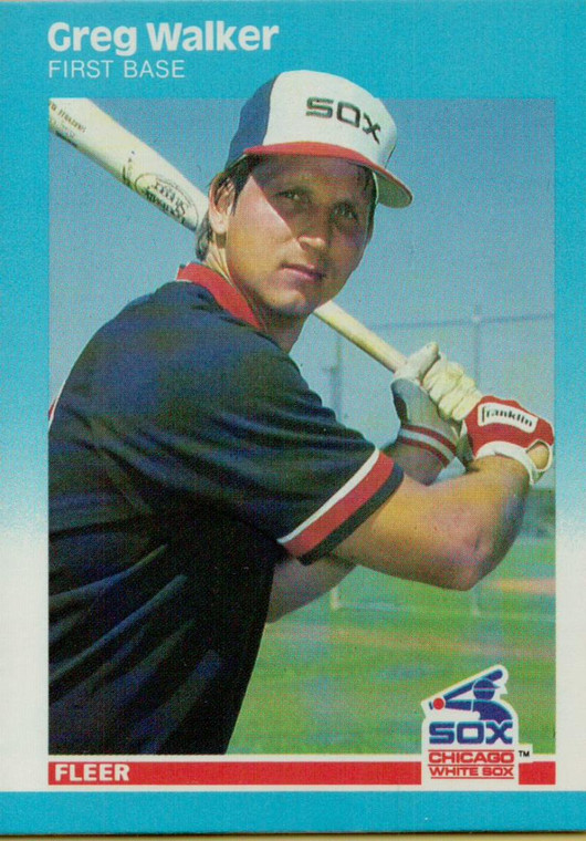 1987 Fleer #508 Greg Walker NM Chicago White Sox 