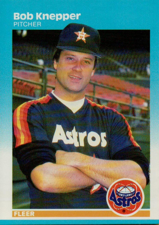 1987 Fleer #61 Bob Knepper NM Houston Astros 