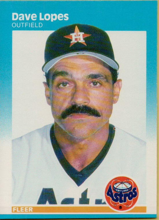 1987 Fleer #62 Davey Lopes NM Houston Astros 